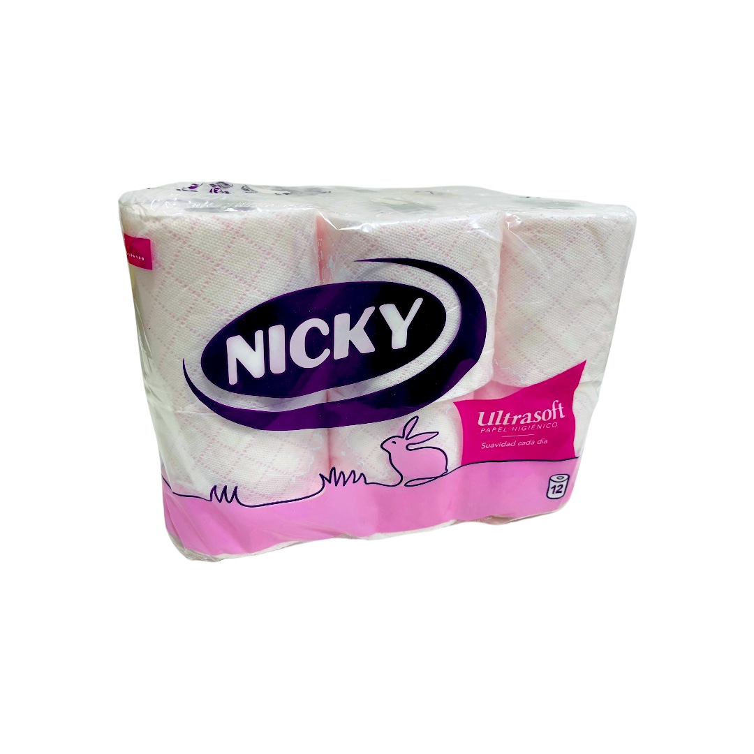Papel Higiénico Doble Capa Ultra Suave 12 Rollos